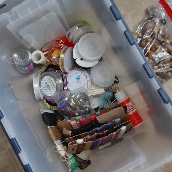 Copper and Jade Earring/Ear Decor - Picture 8 of 11